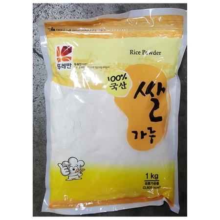 쌀가루(뚜레반 1kg)X10 베이킹 쌀분말 라이스 파우더 떡가루