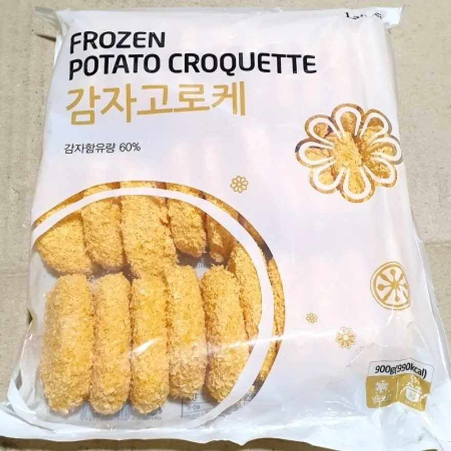 랜시푸드 감자고로케(30g x30개) 냉동 튀김 어린이간식 반찬 이미지