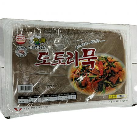 도토리묵 2kgX2개 업소용 식당 탱글 참묵