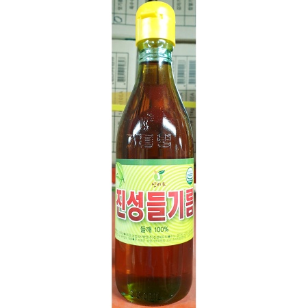 들기름(소 진성 350ml) X20 업소용 유리병 들깨기름 오일