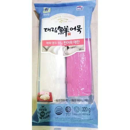 찐어묵(사조대림 매 란 320g) X10 대림선 어묵 탕용 이미지