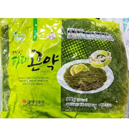 대신 파래 곤약 800g X10 저칼로리 묵 다이어트식품