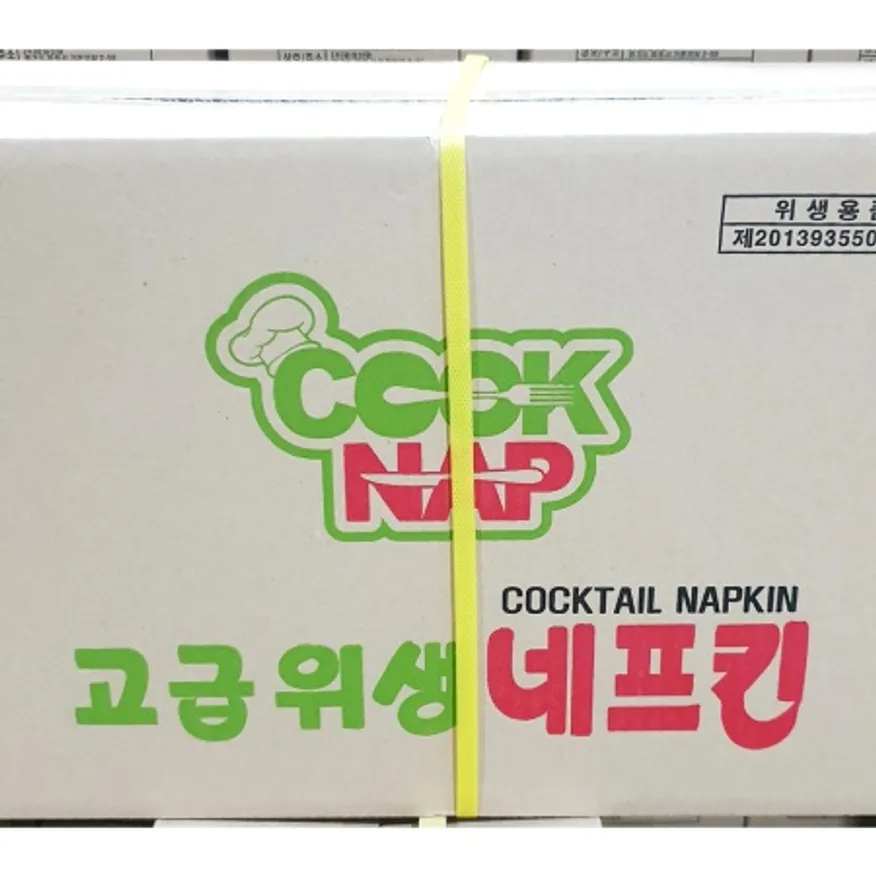 냅킨(무지 갈색 6500매) 업소용 식당 휴지 테이블 네프킨 이미지