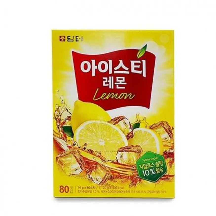 담터 레몬 아이스티 1박스 업소용 간편 탕비실 스틱 분말 이미지