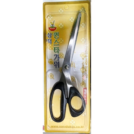 퀸스타가위(삼덕)X10개 업소용 주방 고기 가위