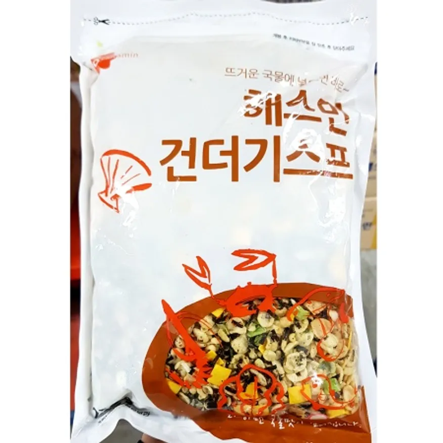 건더기스프(해스민 250g)X6 업소용 우동 건더기 고명 이미지