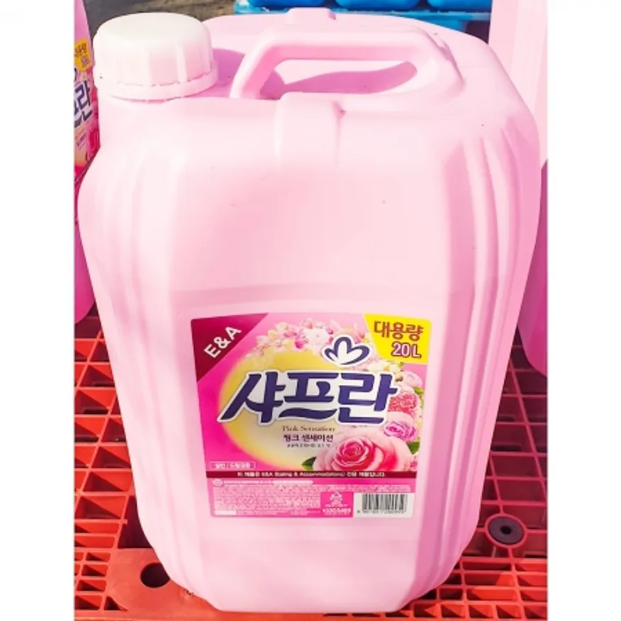 샤프란 섬유유연제 20리터 대용량 세탁 헹굼제 말통 드럼겸용 이미지