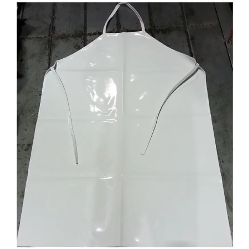 방수앞치마(백색 90x120cm) 업소용 주방 흰색 비닐 앞치마 이미지