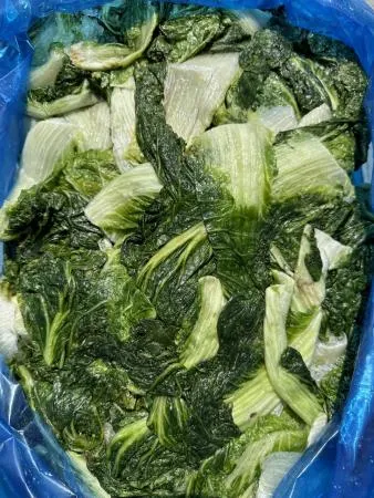 배추우거지 무염 10kg 국내산 냉동 업소용