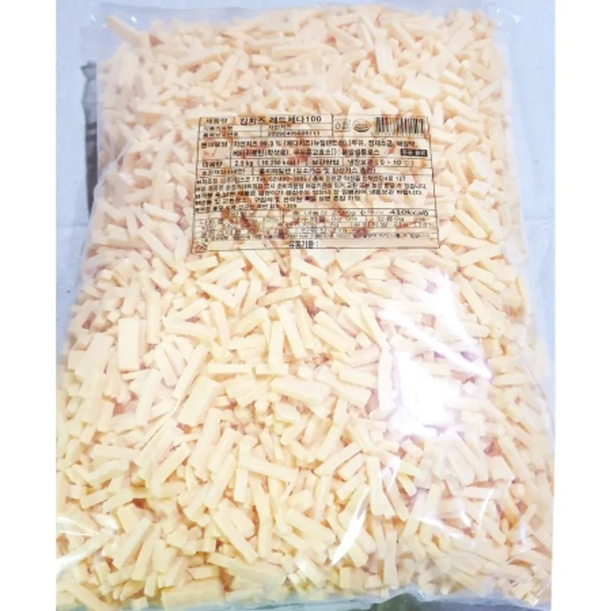 체다치즈(킹스코 2.5kg) 킹치즈 레드체다 피자 토핑 이미지