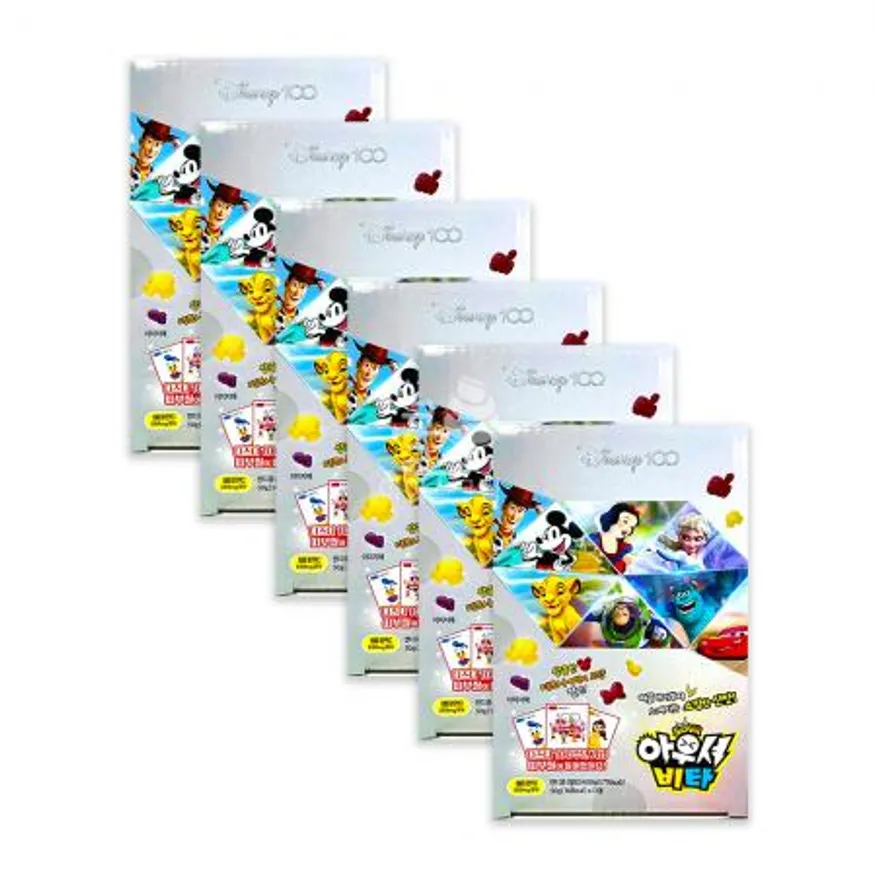 아우셔 비타 50g 12개입 6개 / 츄잉 비타민 띠부씰 이미지