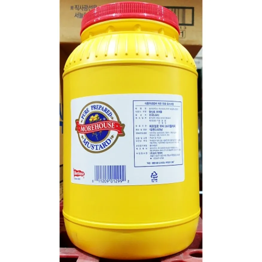 새콜달콤 머스타드소스 업소용 겨자소스 3.78kg x 4 이미지