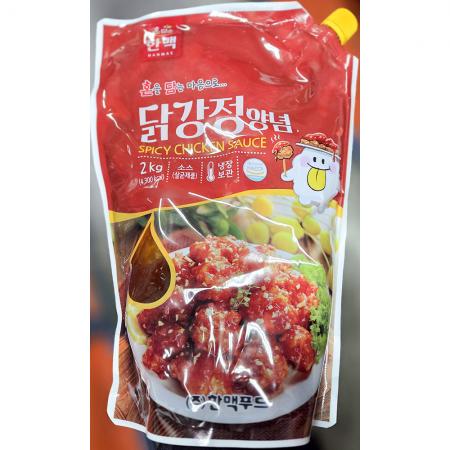 한맥 치킨소스 강정 스파우트 2kg 닭강정 닭꼬치 양념 소스