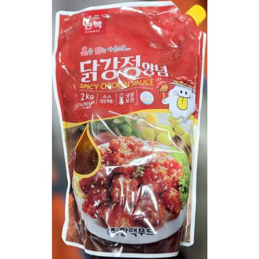 한맥 치킨소스 강정 스파우트 2kg 닭강정 닭꼬치 양념 소스 이미지