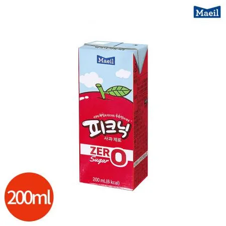 매일 피크닉 제로 사과 200ml X24팩