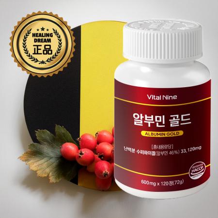 바이탈나인 알부민 골드 600mg x 120정