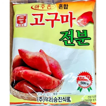 고구마전분 승진식품 업소용 고구마가루 500g X 20 이미지