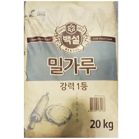 강력밀가루1등(백설 20kg) 강력분 씨제이 제일제당 밀가루 이미지