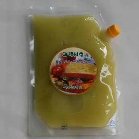 샌드위치 새콤달콤 시럽 1kg 길거리 토스트 수제 버거 햄버거 과일 소스