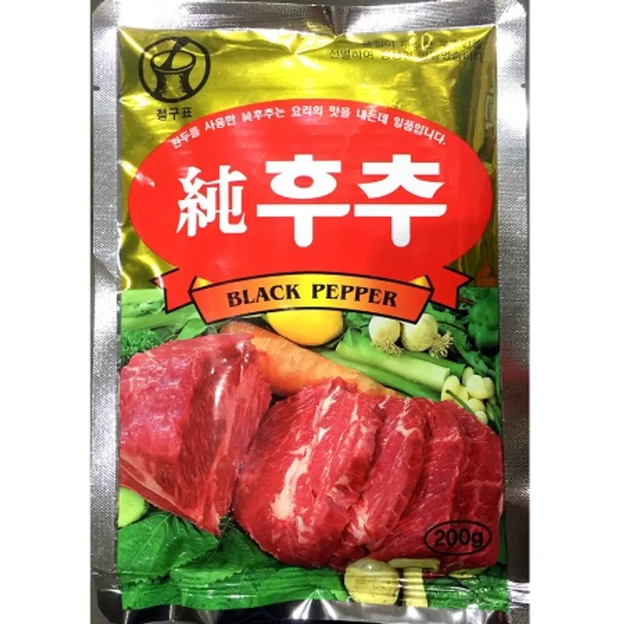 흑후추(금하 가루 200g) 업소용 후추가루 후춧가루 분말 흑후추분 이미지