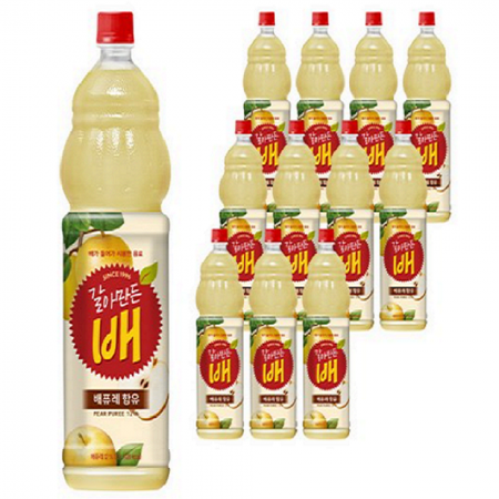 갈아만든 배 페트병 1.5L x 12개 업소용 갈배 음료수 - 최저가 사업자 식자재 | 식봄