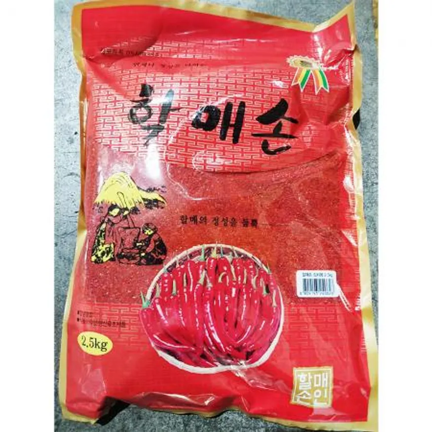 김치용 고춧가루(할매손 2.5kg) 업소용 고추가루 이미지