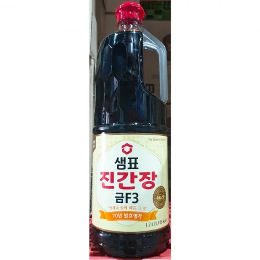샘표 진간장 금F3 1.7리터 콩간장 양조간장 soy sauce 이미지