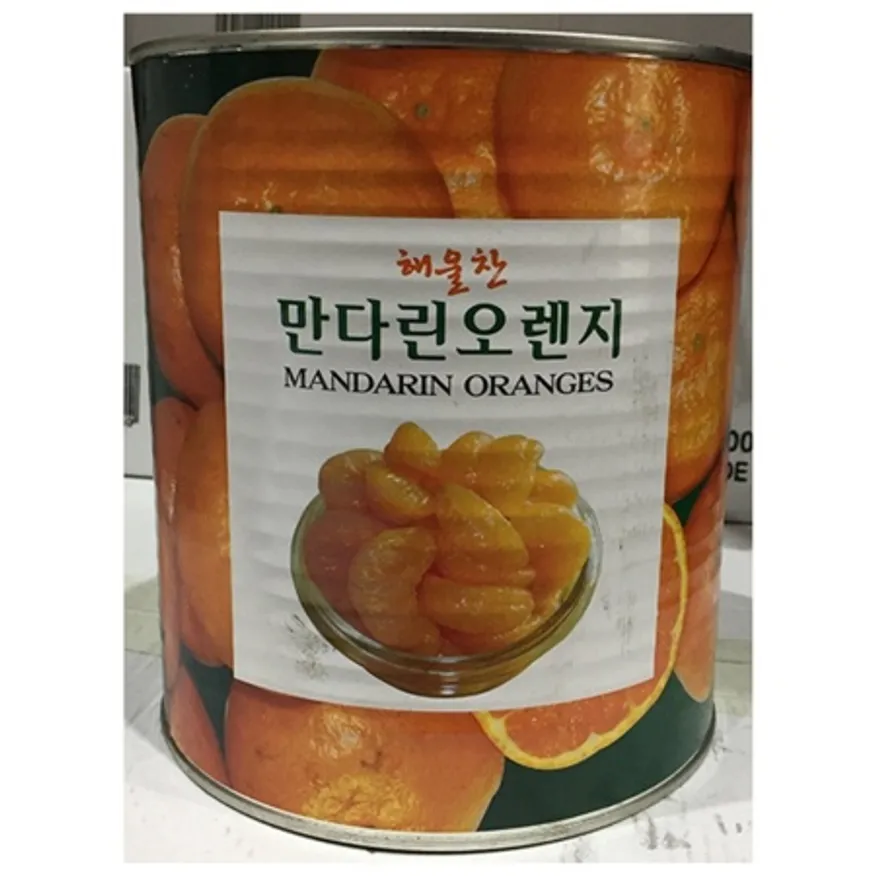 밀감캔(삼도 3kg)X6 업소용 만다린 오렌지 귤 통조림 이미지