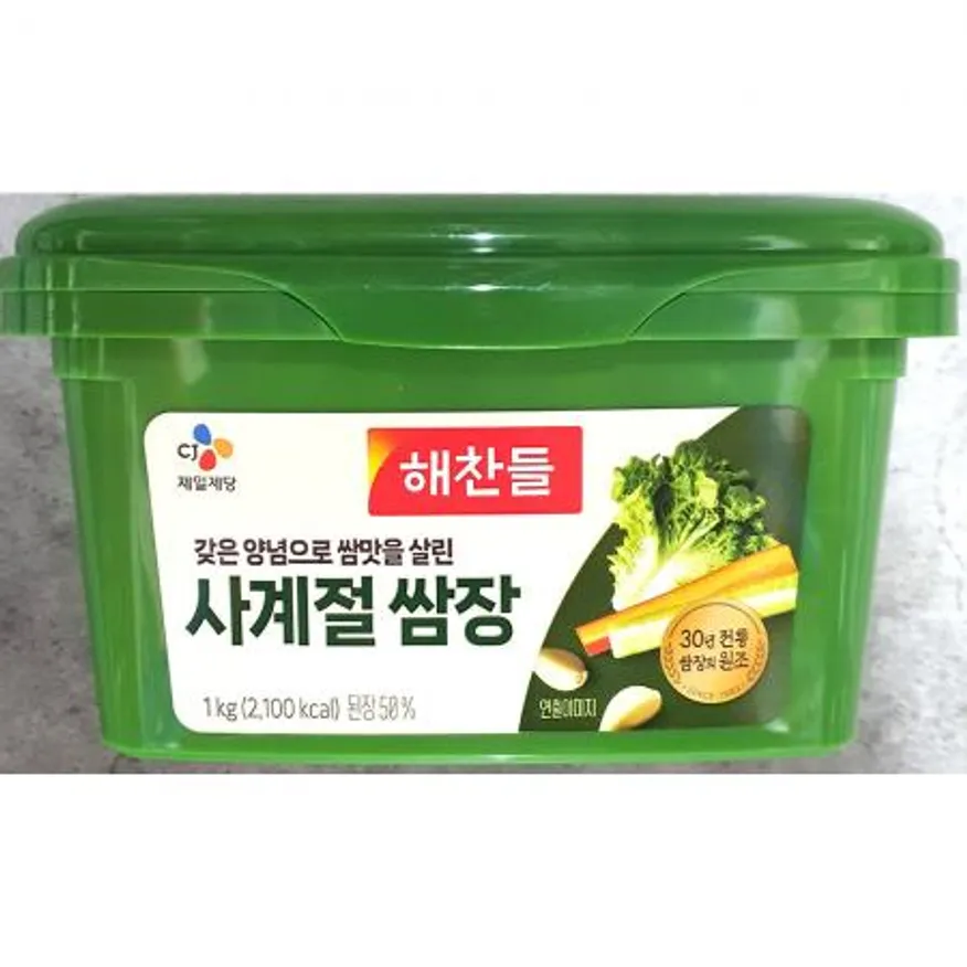 사계절쌈장 해찬들 업소용 양념 쌈장 1Kg 이미지
