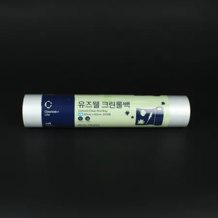 크린랩 유즈웰 위생롤백 30X40cm 200매 업소용 일회용 위생 비닐백