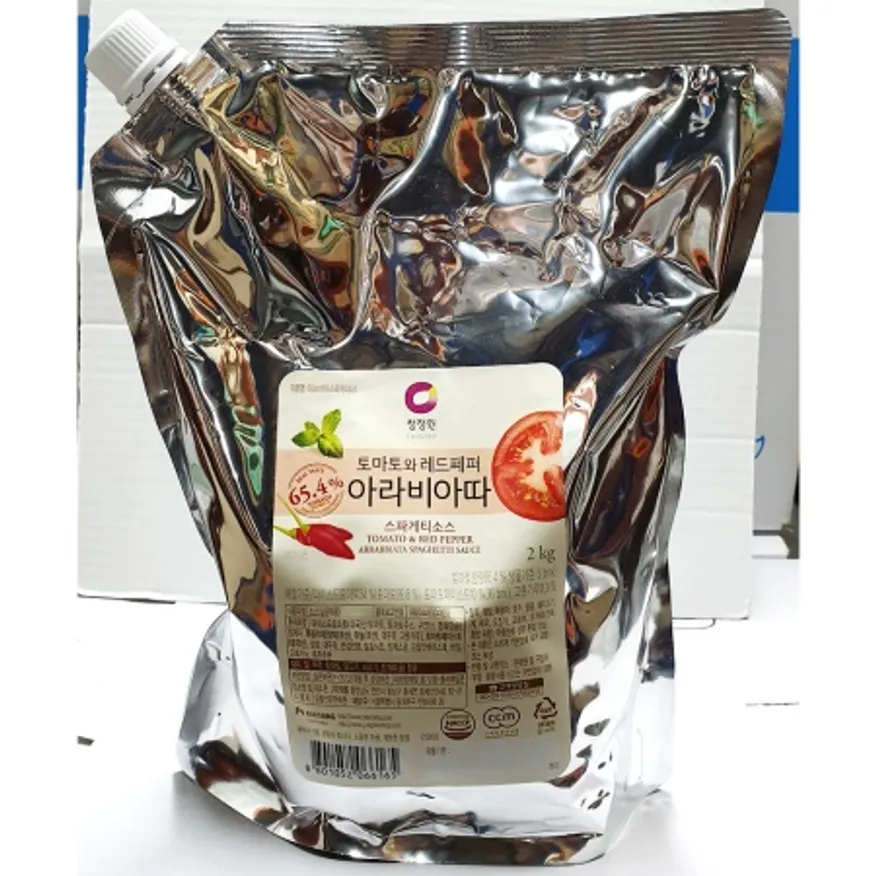 아라비아따 스파게티소스(청정원 2kg) 업소용 파스타 소스 이미지