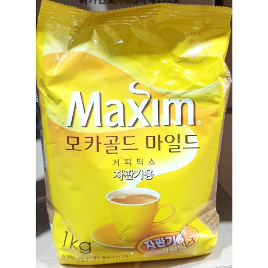 맥심모카골드 마일드 동서 1kg 자판기용 커피믹스 분말 가루 이미지