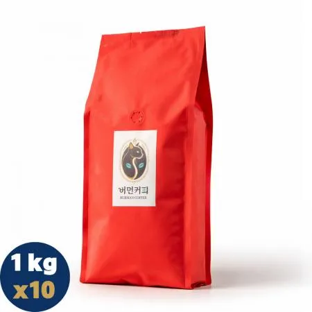버먼 프리미엄 블렌딩 커피원두 1kg X10