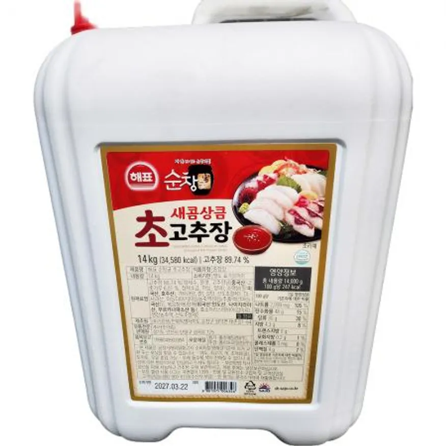 초고추장(사조해표 14kg) 업소용 대용량 회초장 양념 이미지