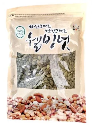 호박씨(500g) 업소용 마른 안주 호박 씨 이미지