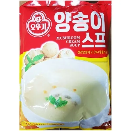 양송이 스프(오뚜기 1kg) 버섯 수프 가루 분말 파우더