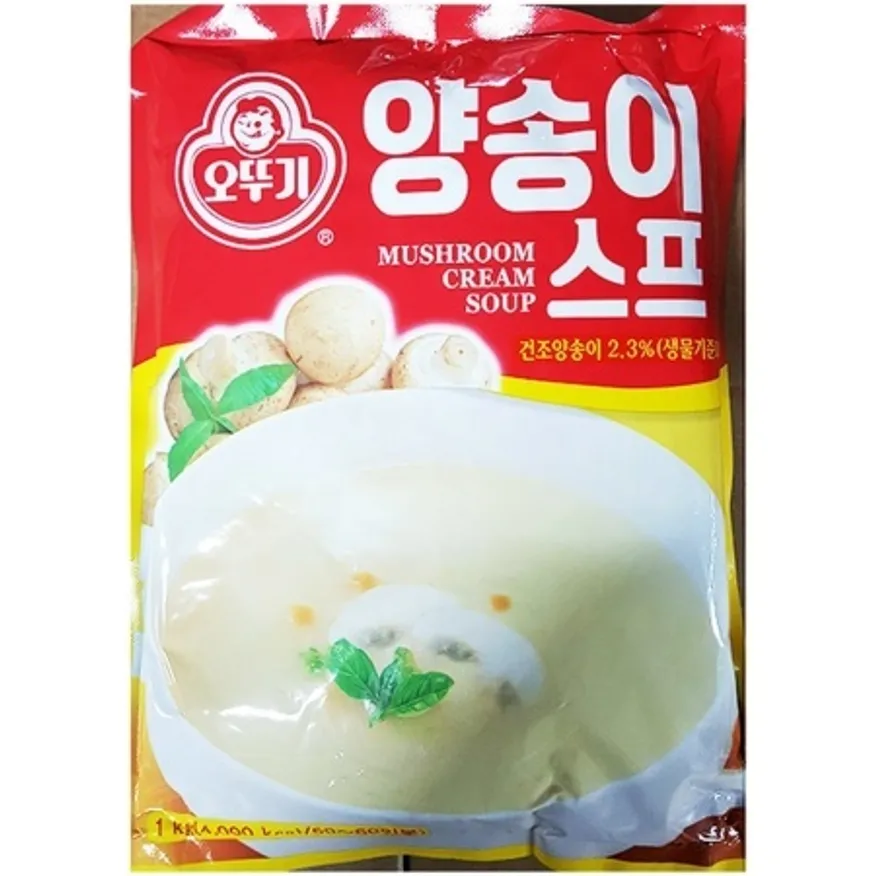 양송이 스프(오뚜기 1kg) 버섯 수프 가루 분말 파우더 이미지