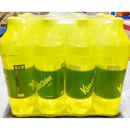 해태음료 킨사이다 페트 1.5리터 X 6 업소용 kin cider 탄산음료 스프라이트