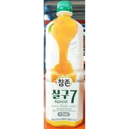 살구원액(PET 835ml 참존) 업소용 카페 음료 베이스 살구농축액
