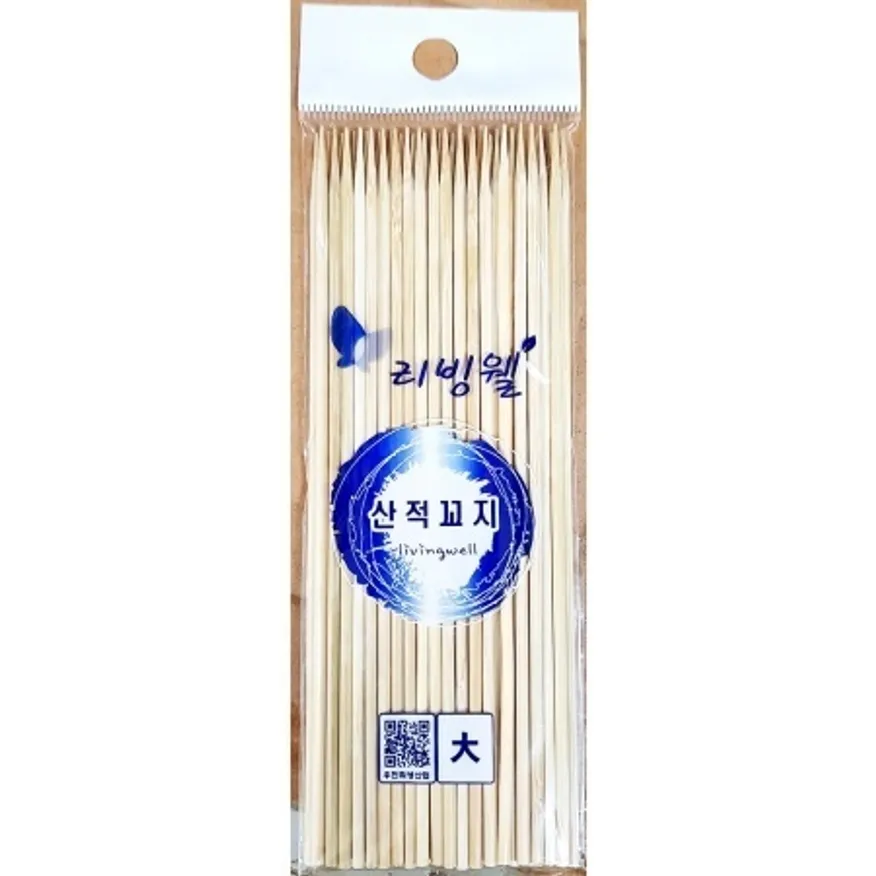 산적꽂이 (대 40개 내외) X2개 업소용 대나무 꼬치 꼬지 이미지