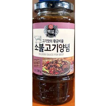 소불고기양념(백설 290g)X20 업소용 액상 불고기 소스 양념 이미지