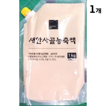 사골엑기스(90% 새한 1kg) 업소용 우골 농축액 원액
