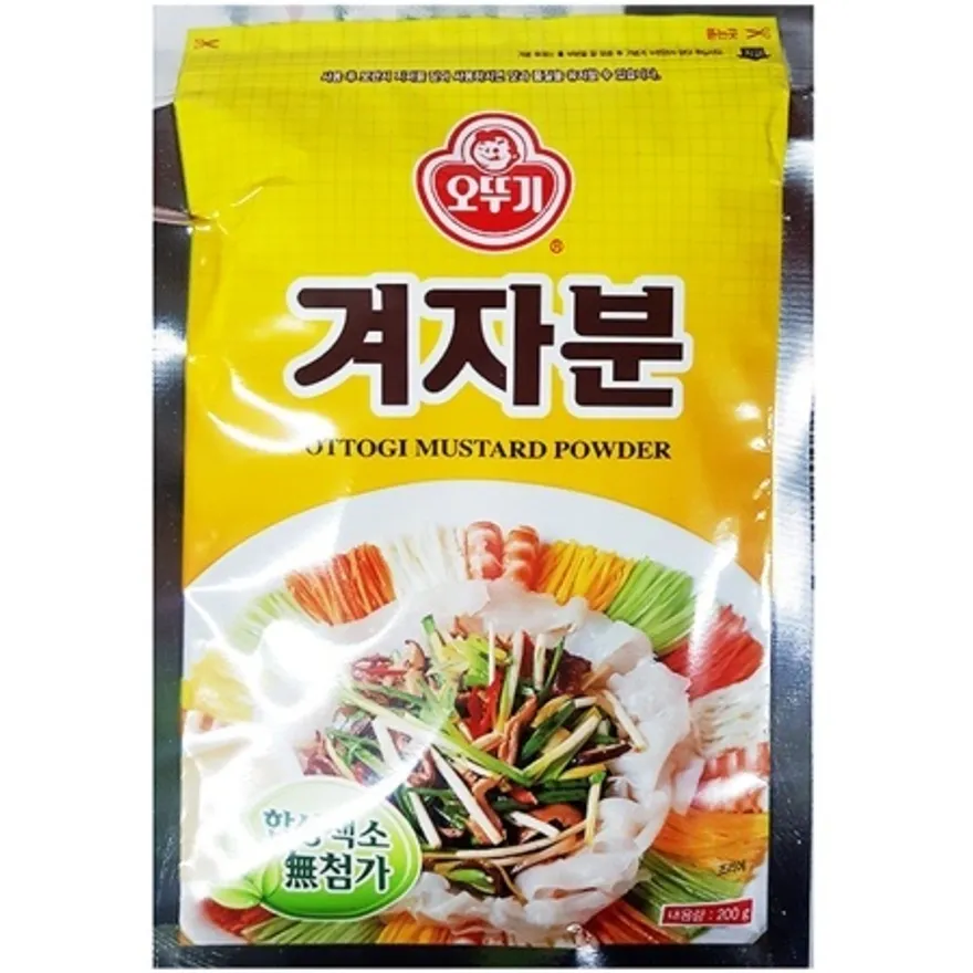 겨자가루(오뚜기 200g)X2 업소용 겨자분 분말 머스타드가루 양장피소스 이미지