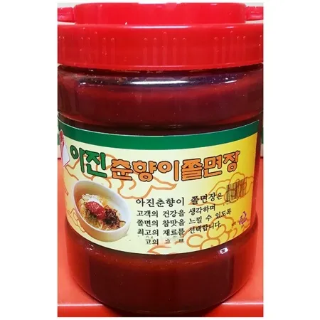 쫄면장(춘향이 2kg)X6 업소용 비빔 쫄면 양념장 다데기 이미지
