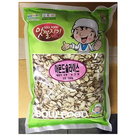 아몬드(슬 맛깔 1kg) 업소용 아몬드편 슬라이스 이미지