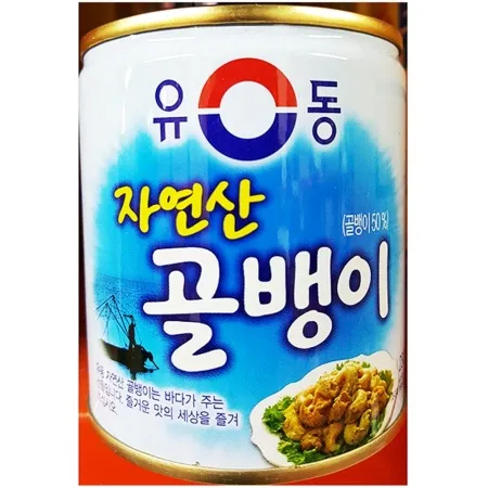 자연산 골뱅이캔(유동 230g)X24 업소용 골뱅이통조림 소면