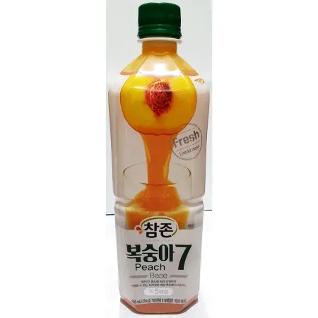 복숭아원액(참존 835ml) 업소용 카페 음료베이스 농축 액상 주스