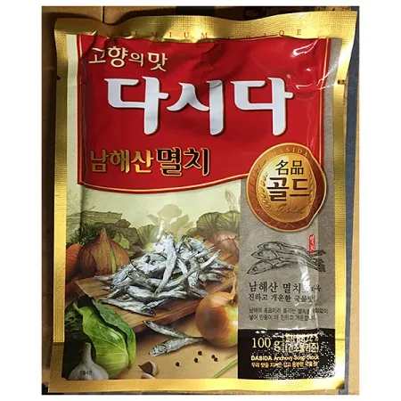 멸치다시다 골드(백설 100g) 진하고 개운한 업소용 멸치맛 다시 이미지