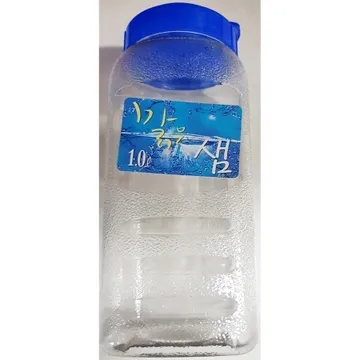 사각 물병(맑은샘 1L)X10개 업소용 물통 보틀