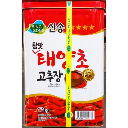 신송 참맛고추장 17kg 업소용 말통 통조림 대용량